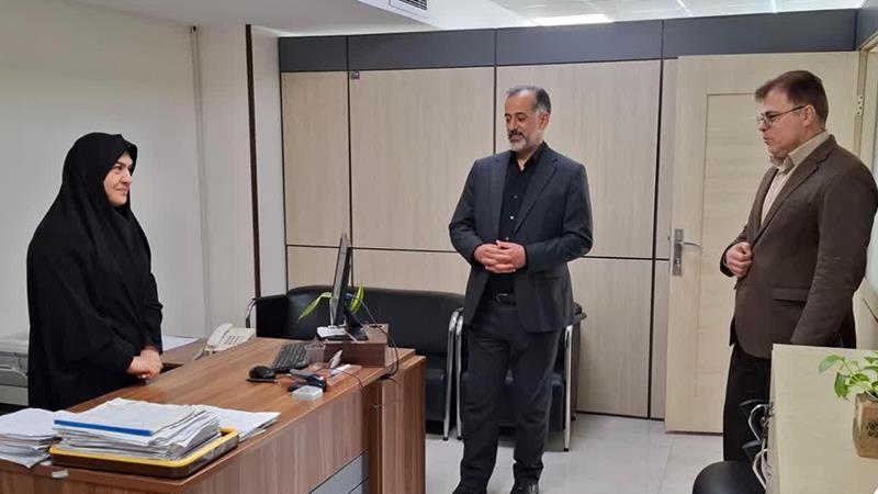 بازدید مدیر امور استان‌ها و فرستاده ویژه مدیرعامل از صندوق بازنشستگی استان سمنان